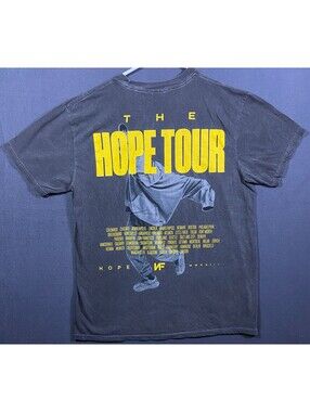 NF Grey Concert T-Shirt Hope Tour Christian Rap Hip Hop Music Fan Merch Large